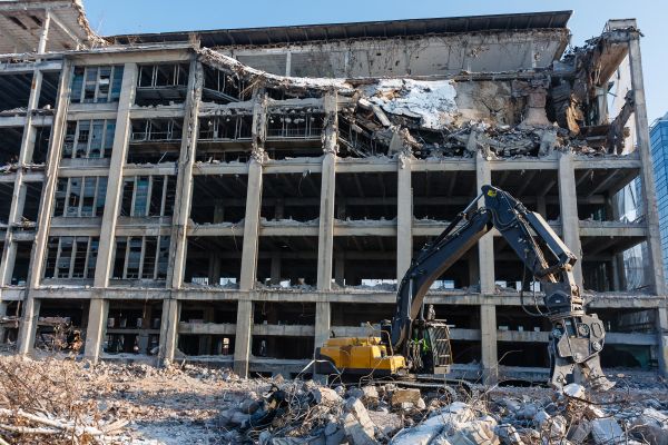 Commercial Building Demolition in Frankfort